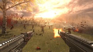 Promotional screenshot of Serious Sam: Siberian Mayhem