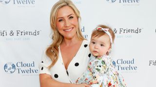 Heidi Range and daughter Aurelia Partakis attend Fifi Fest hosted by Tamara Ecclestone at Cloud Twelve private members club to promote her baby and kids care range 'Fifi and Friends' on September 9, 2018 in London, England.