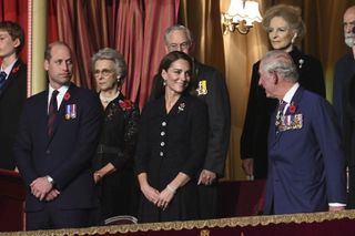Prince William, Kate Middleton and Prince Charles at the Festival of Remembrance