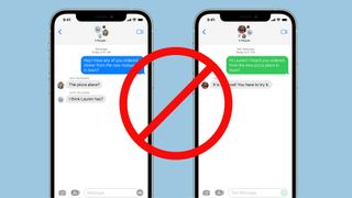 leave group chat on iphone