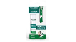 Vet’s Best Dog Toothpaste, Teeth Cleaning and Fresh Breath Dental Care Gel Kit toothbrush for dogs