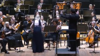 Violin knocked out of hand