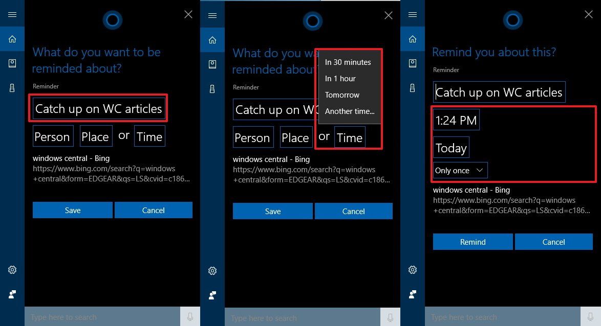 How to set Cortana reminders in Microsoft Edge Windows Central