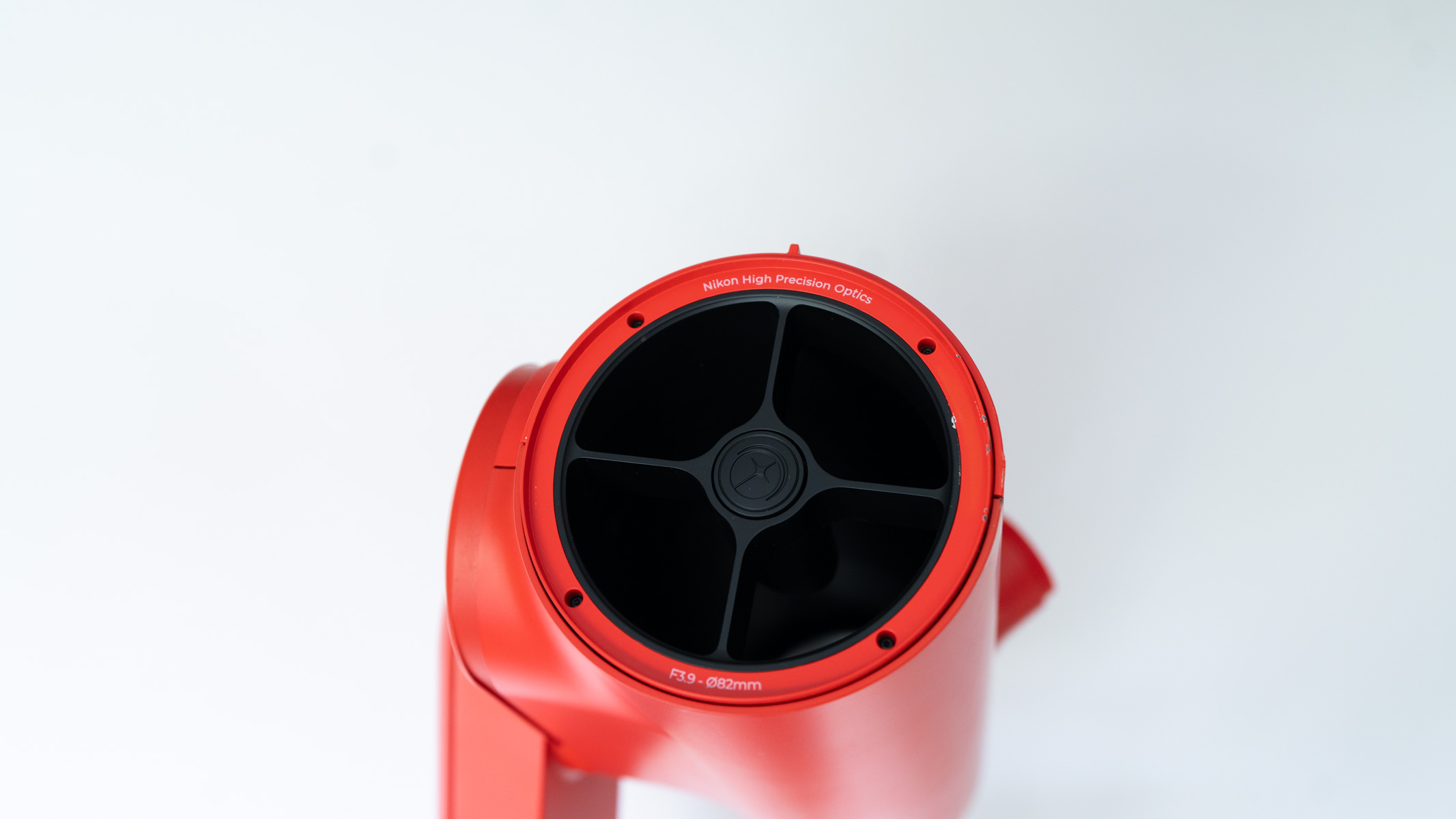 Unistellar Odyssey Pro smart telescope on a white background