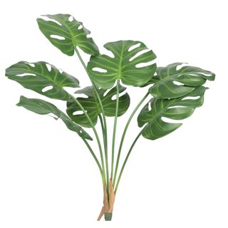 Artificial palm plant leaves