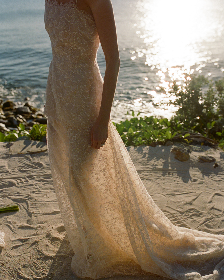details of alexis's dress.