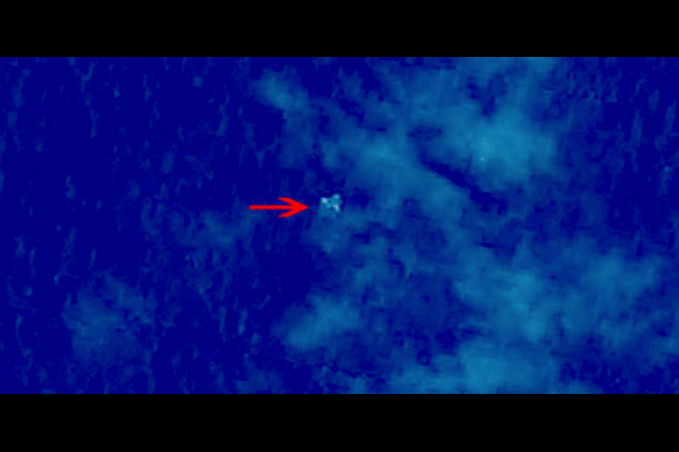 Chinese Satellite Image of Floating Objects #1