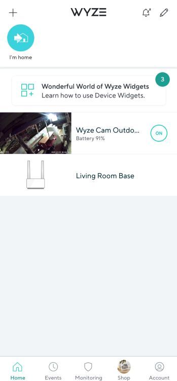 Wyze app