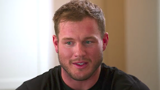 Colton Underwood is shown on the Netflix series Coming Out Colton.