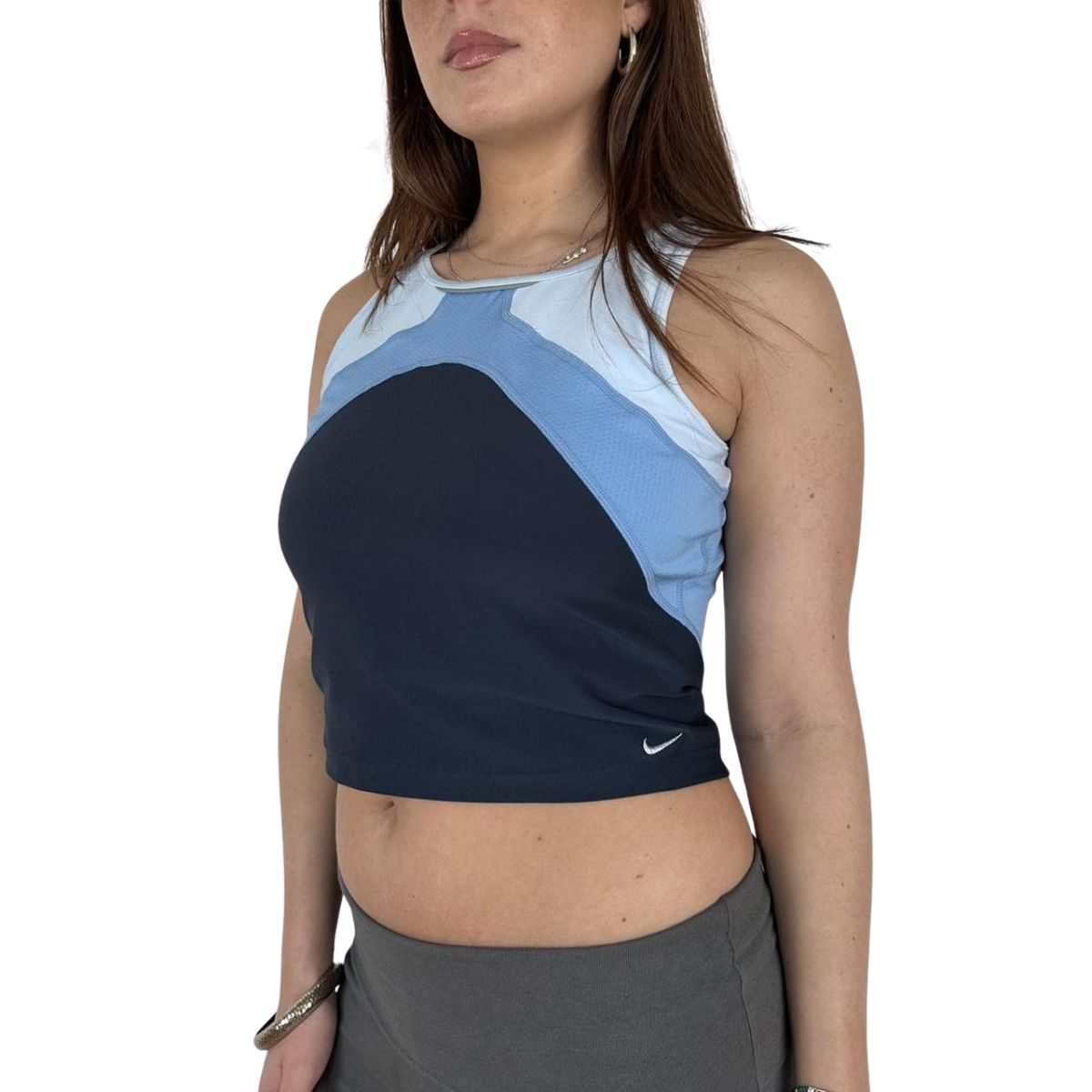 Nike, Blue and Navy Top