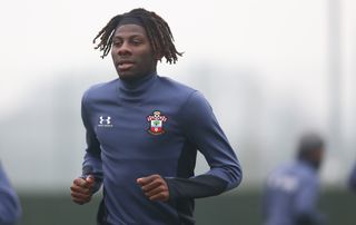 Alexandre Jankewitz training with Southampton in March 2021.