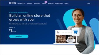IONOS web store homepage screenshot