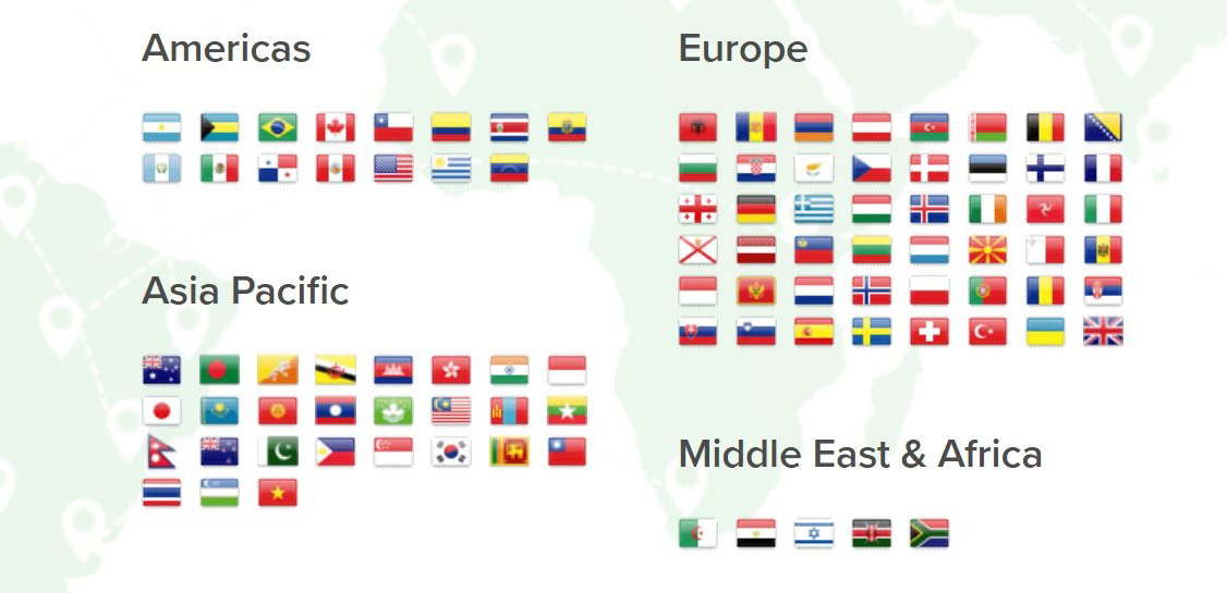 ExpressVPN has more than 3,000 servers across 94 countries
