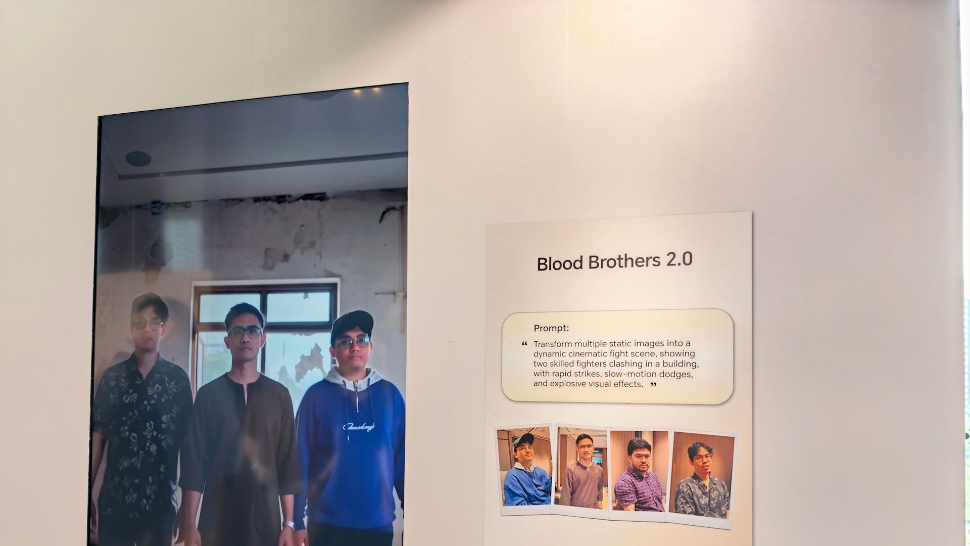 Image-to-video demo at the Honor 600 pro launch