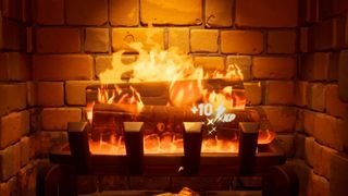 warm yourself fortnite fireplace