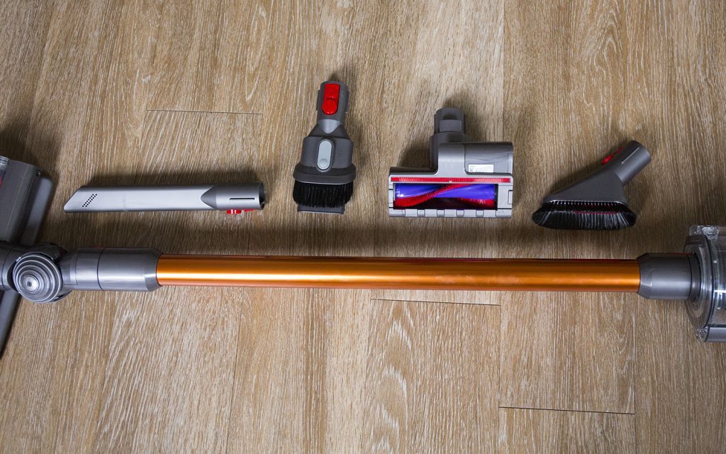 The v10 costs more than most stick vacuum cleaners we compared, but it is quite versatile.