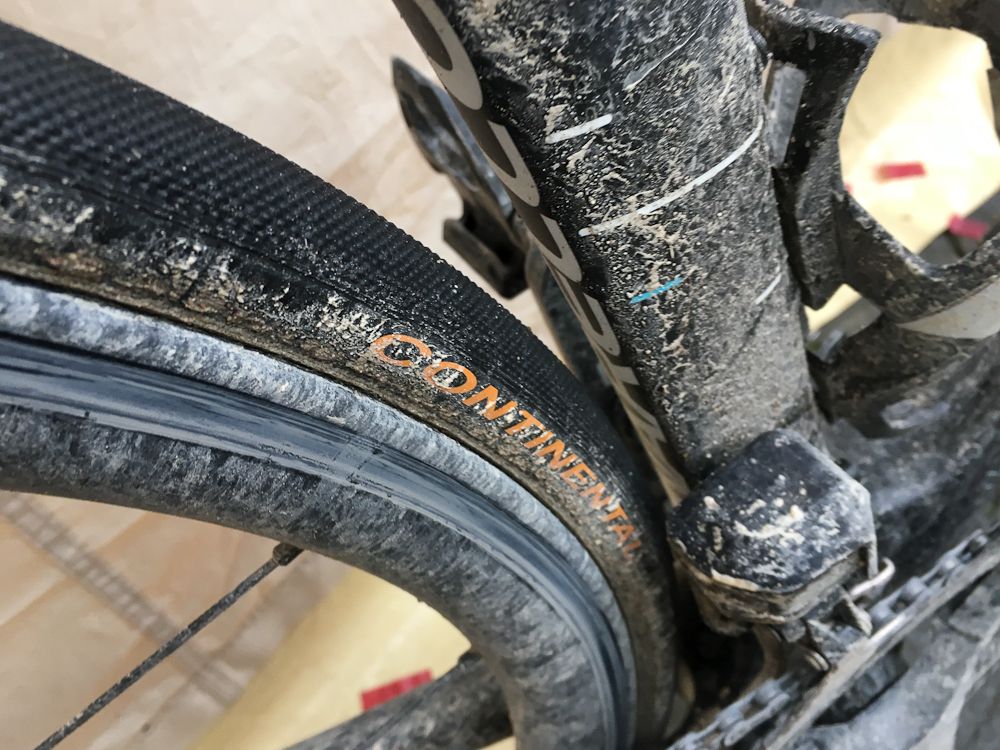 Continental connects Kwiatkowski's Pinarello to the road