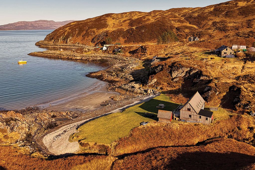 Doune Bay Lodge, Knoydart, Mallaig, the Highlands.