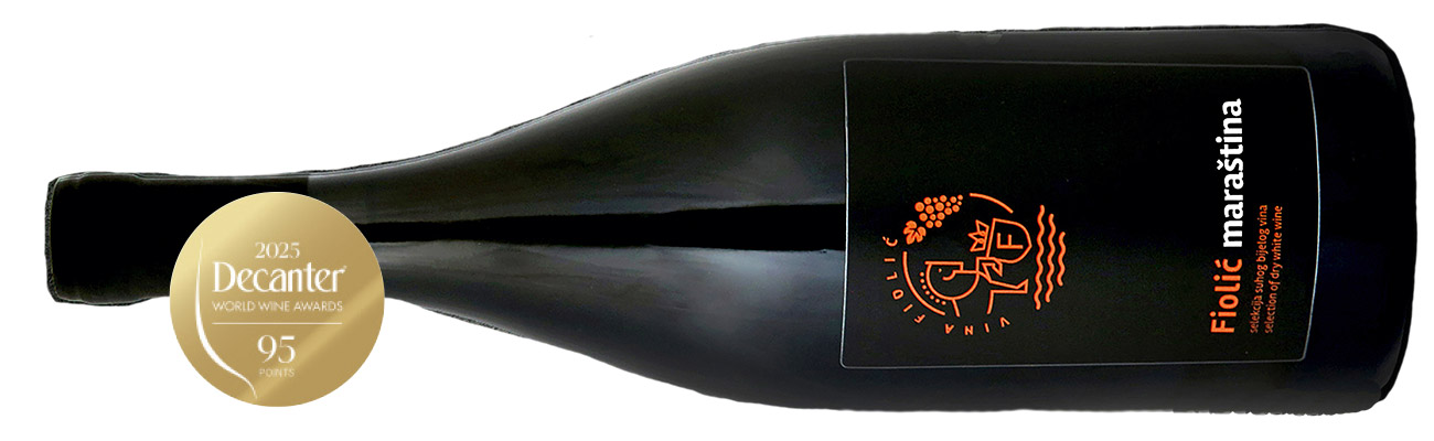 Bottle of white wine