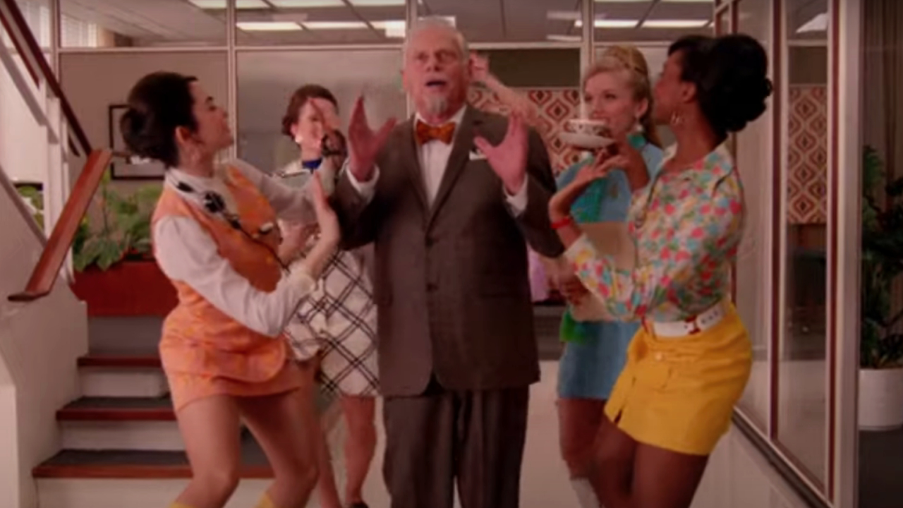 Bert Cooper dance scene from Mad Men