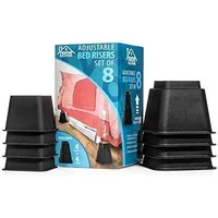 26. Home Solutions adjustable bed risers: $25 $19.99 at Amazon
Save $5 -