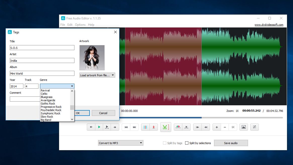 dvdvideosoft free audio converter