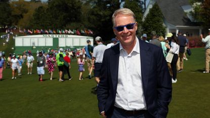 Keith Pelley at The Masters