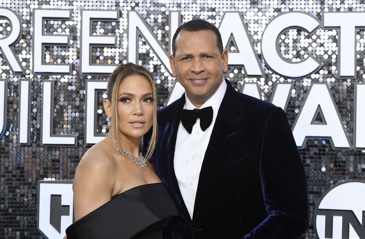 Jennifer Lopez and Alex Rodriguez.