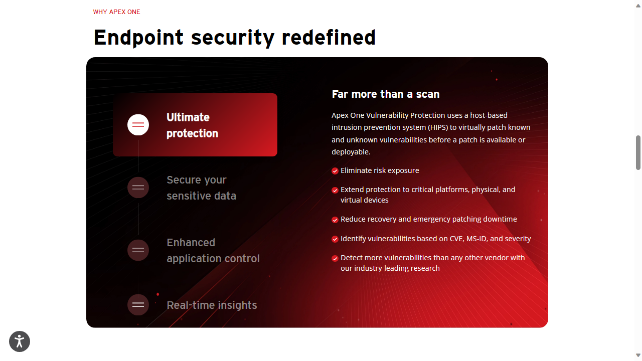 Trend Micro Apex one: Features