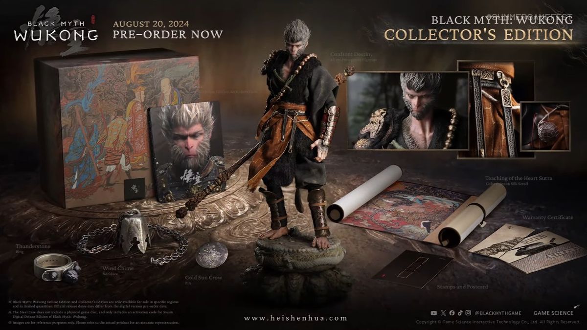 Black Myth: Wukong collector’s edition revealed at 0 – and a 40-centimeter figure is just the start