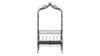 St Germain Metal Garden Arch with Bench Seat