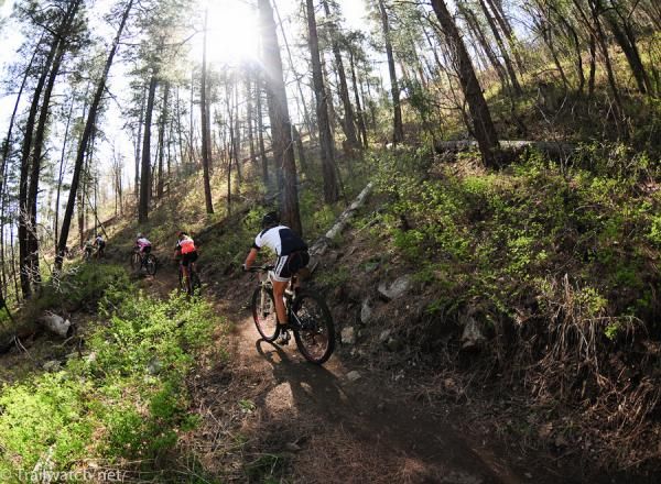 Racers got to enjoy some incredible trails today
