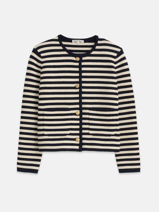Paris Sweater Jacket in Stripe