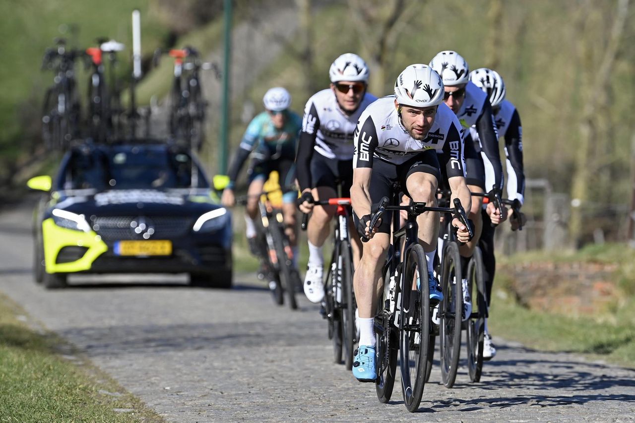 Omloop Het Nieuwsblad 2021 75h Edition Training Flanders Classics 25022021 Victor Campenaerts BEL Team Qhubeka Assos photo Nico VereeckenPNBettiniPhoto2021
