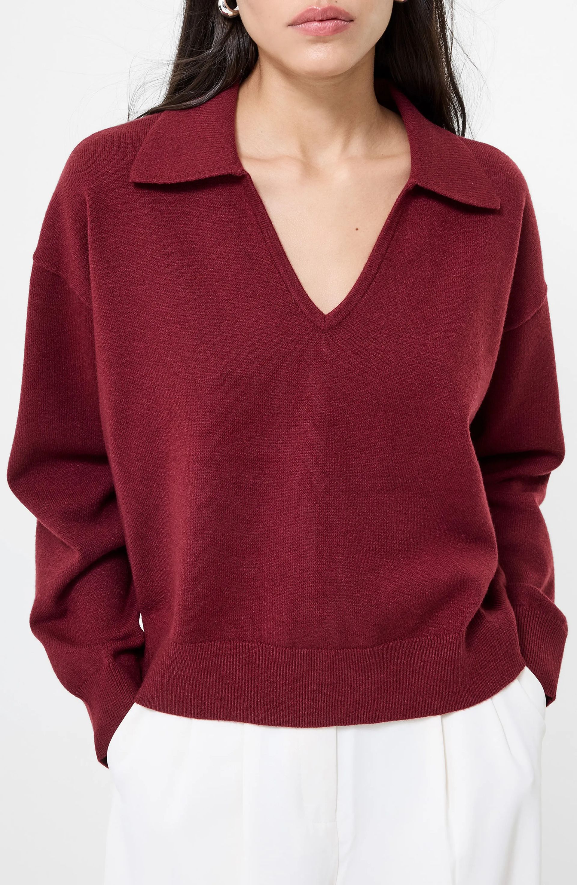 French Connection, Sloane Johnny Collar Pullover