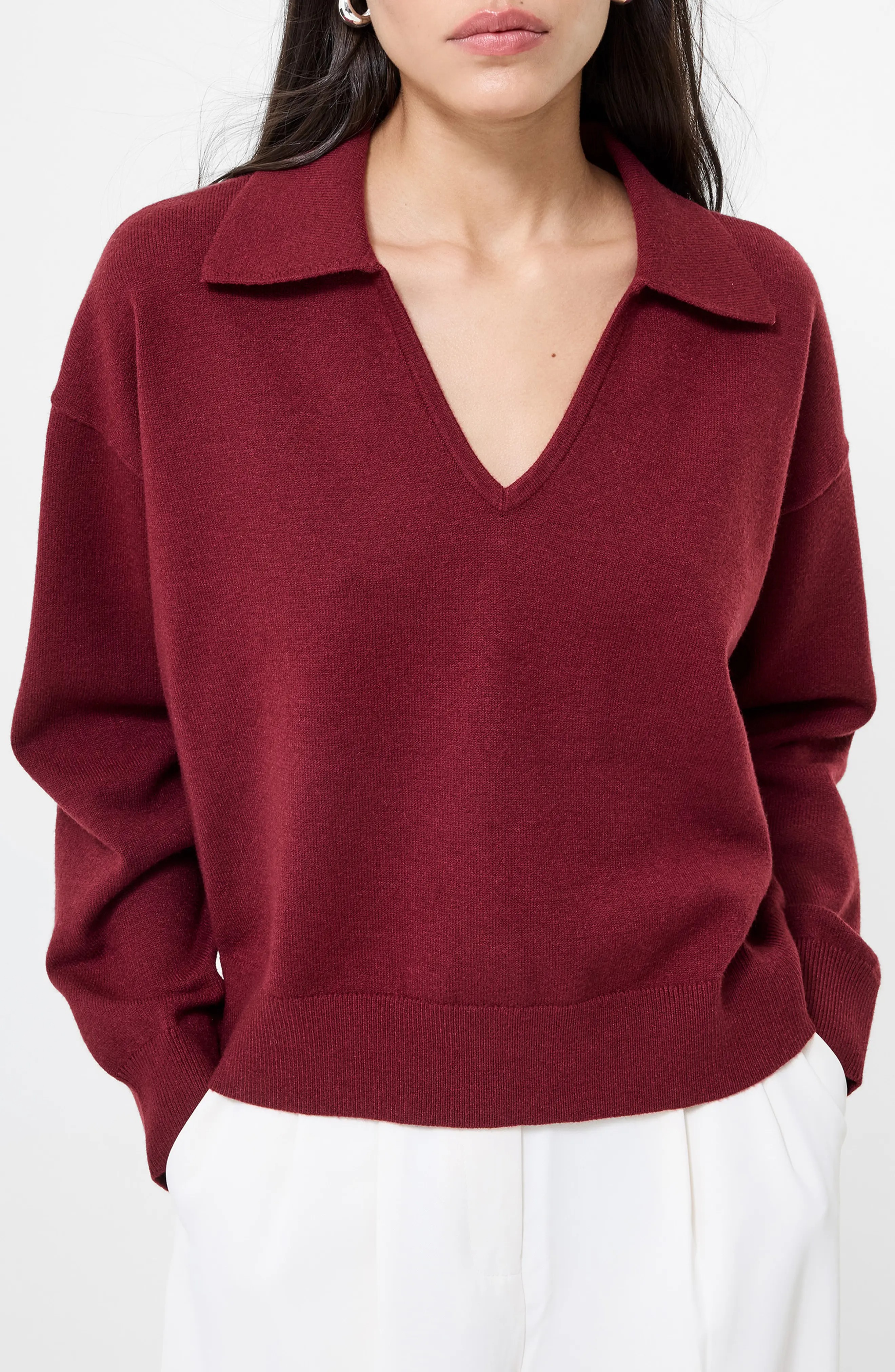 French Connection, Sloane Johnny Collar Pullover