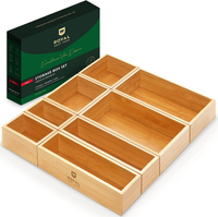 Bamboo drawer organizer, Amazon