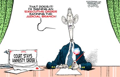 Obama cartoon U.S. Executive Order