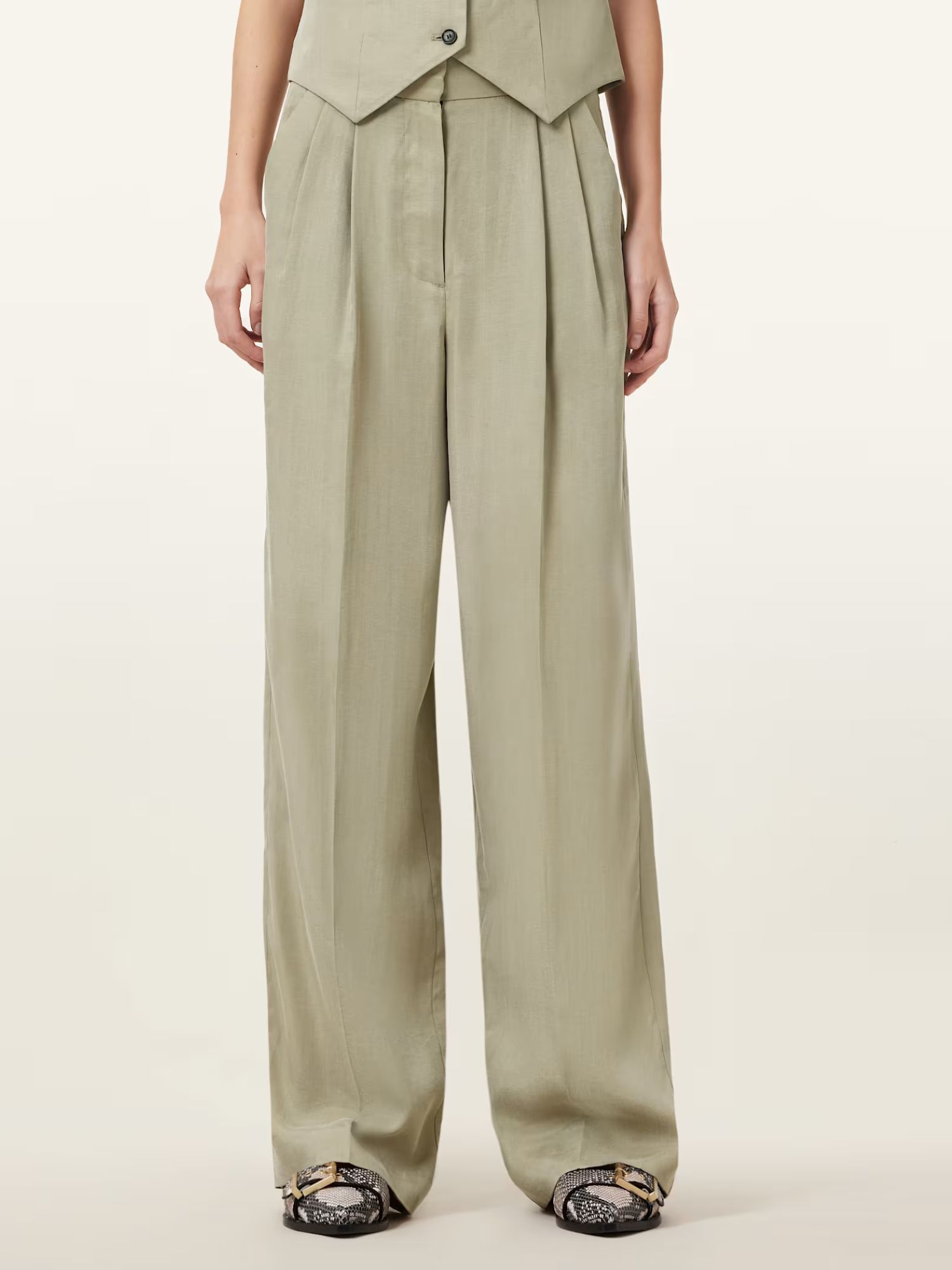 All Saints Averie Wide Leg Trousers