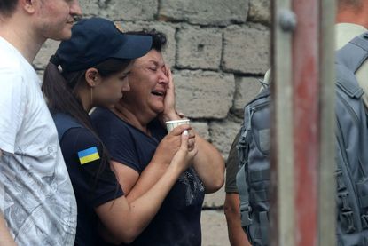 Ukrainian mother mourns son lost in Russian strike on Odesa office