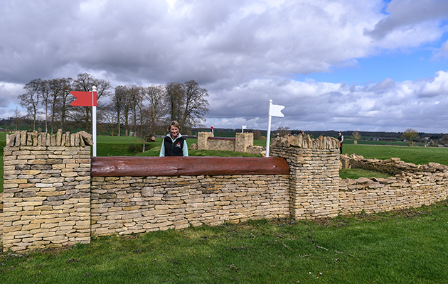 Badminton cross-country fences Mary King
