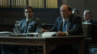 Jake Gyllenhaal and Bill Camp in Presumed Innocent