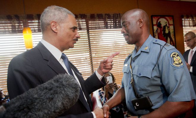 Holder in Ferguson