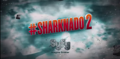 Watch the campy Sharknado 2 trailer
