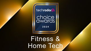 The TechRadar Choice Awards 2024 logo with a sign saying &#039;Fitness &amp; Home Tech&#039;&#039;