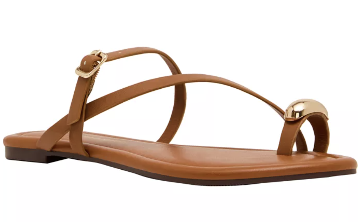 Madden Girl, Women's Tune Embellished Strappy Slide Sandals