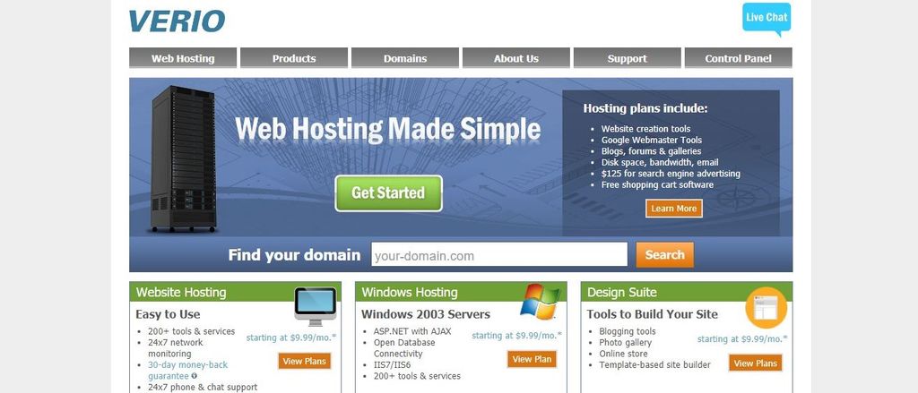 Webmail hosting