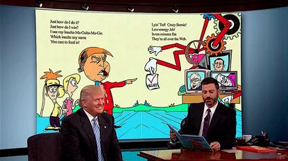 Jimmy Kimmel reads Donald Trump a Donald Trump childrens book