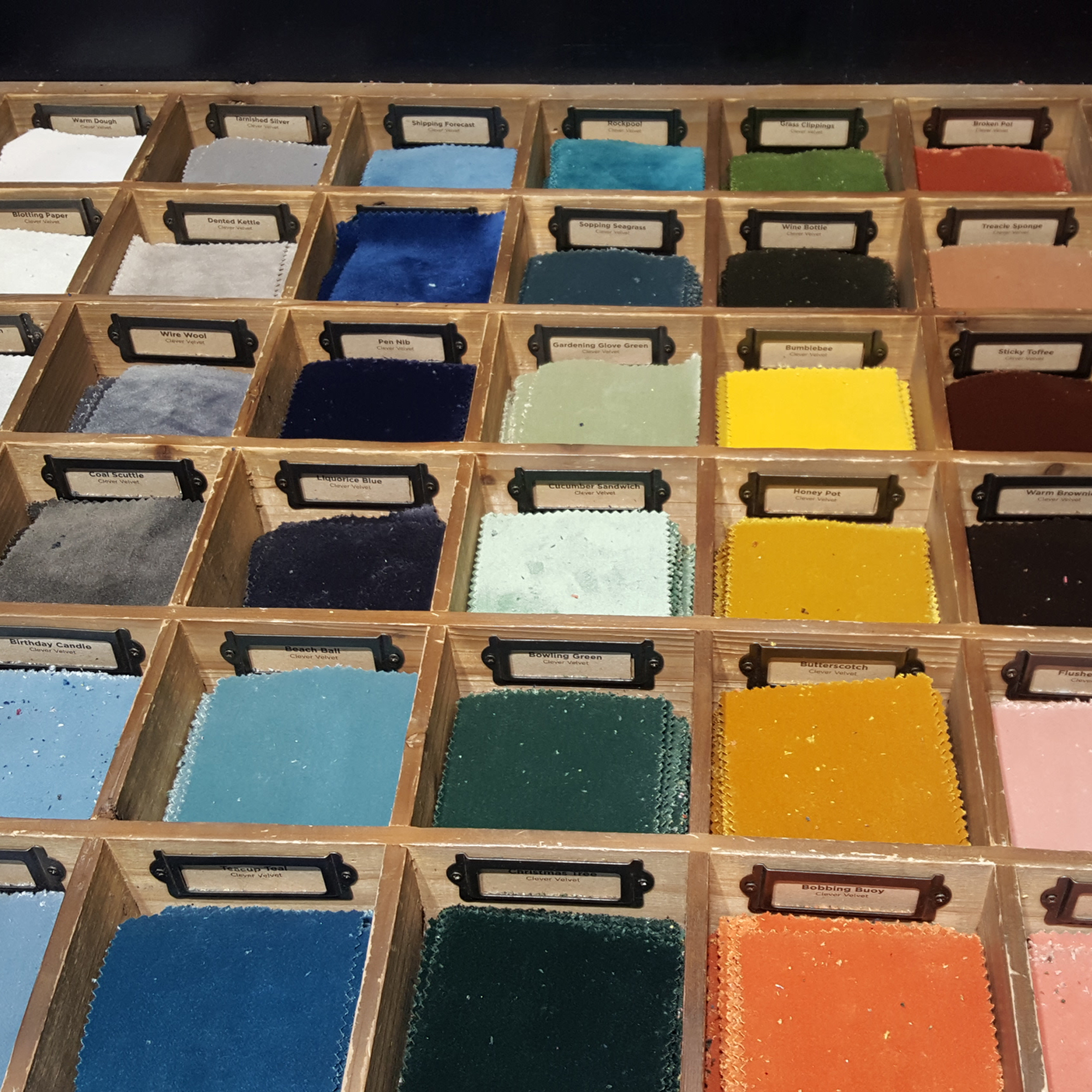Loaf fabric samples