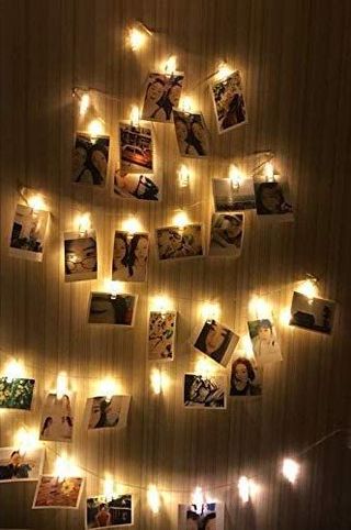 Dimmable 50 Photo Clips String Lights